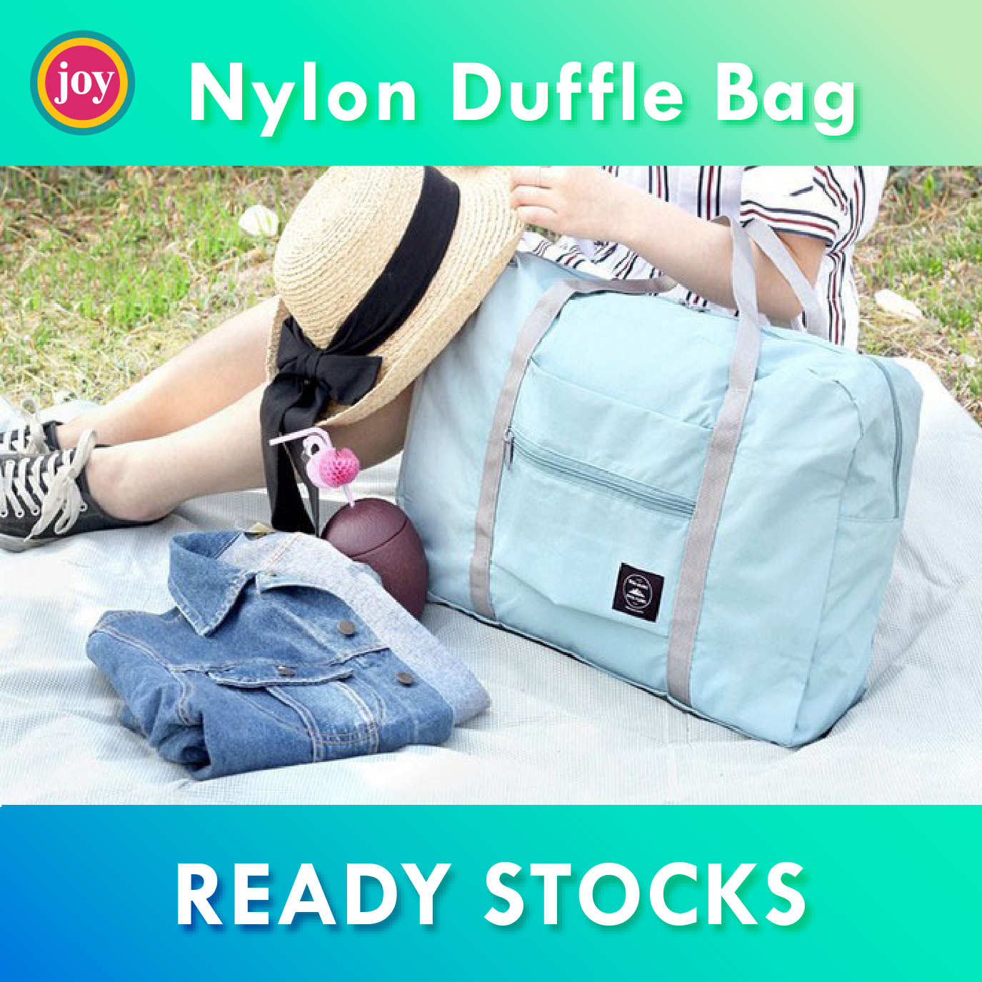 Travel Luggage Bag Foldable Nylon Duffle Bag