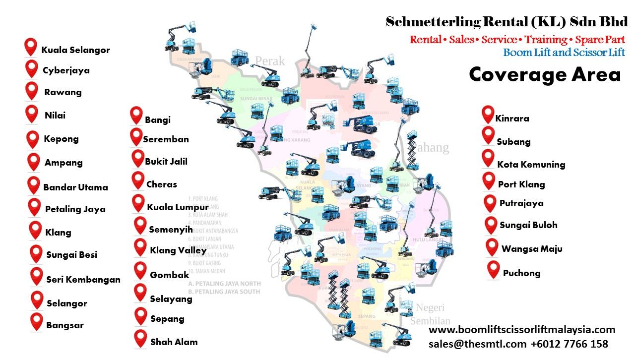 Johor Boom Lift And Scissor Lift Subang Boom Lift And Scissor Lift Service Area From Schmetterling Rental Kl Sdn Bhd