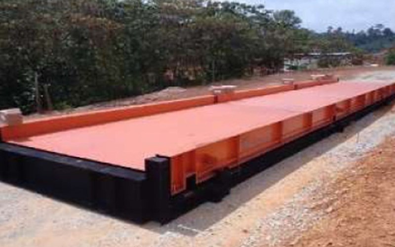 Steel Deck Weighbridge On Portable Steel Base