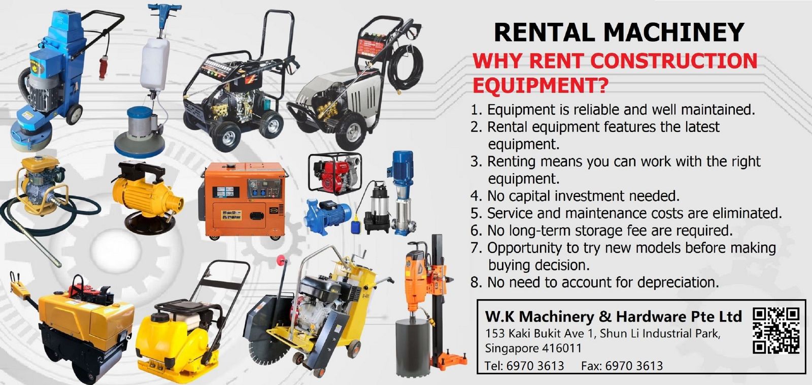 Why rent construction equipment?