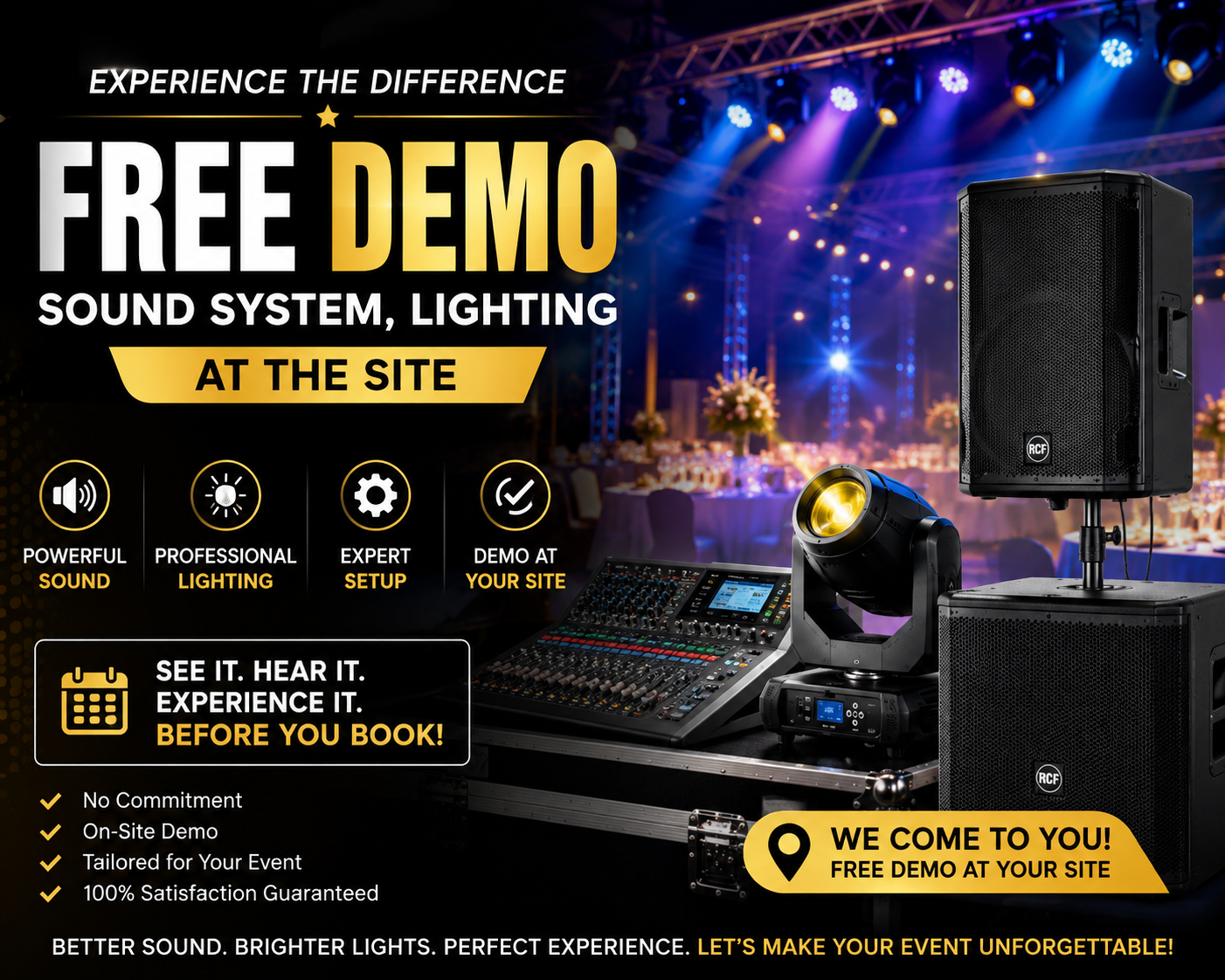 Onsite PA System Demo