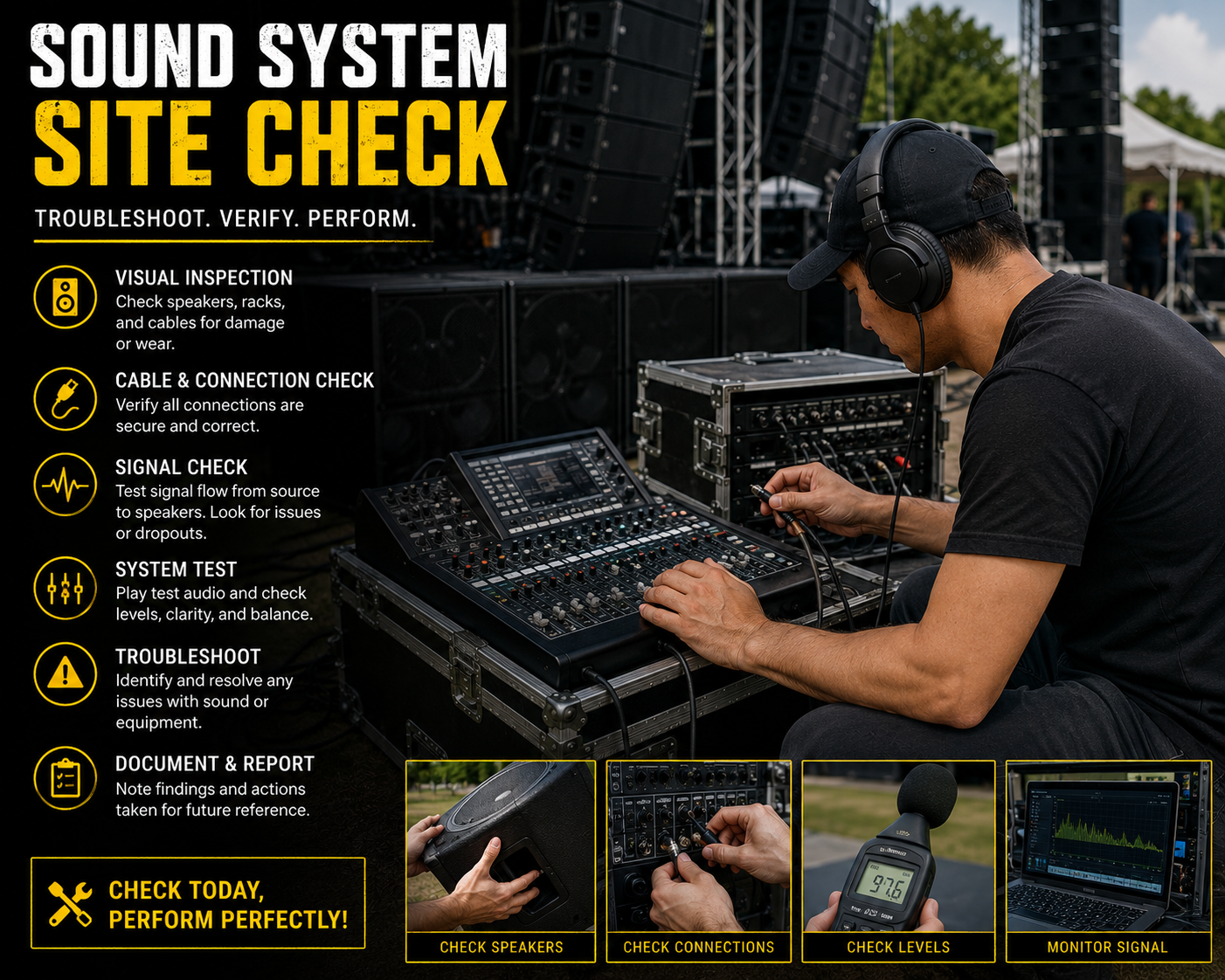 Sound System Site Check