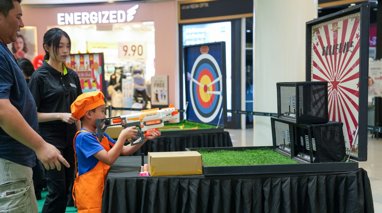 Bullseye Shooting Booth