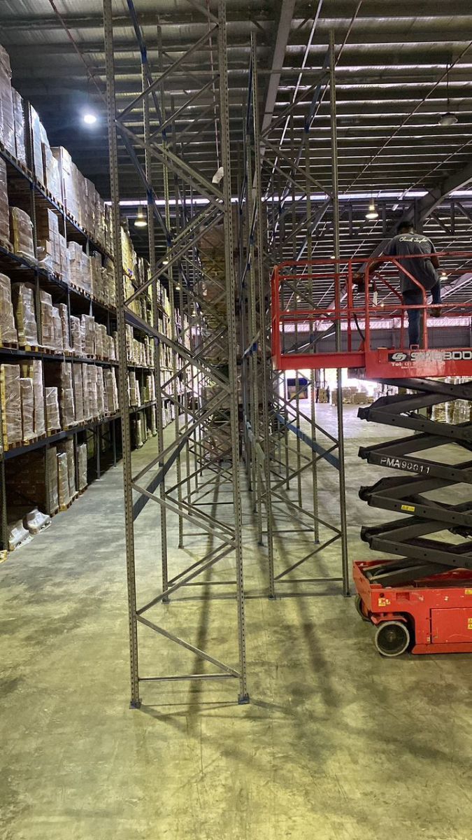 Industrial Logistics Rack Installation