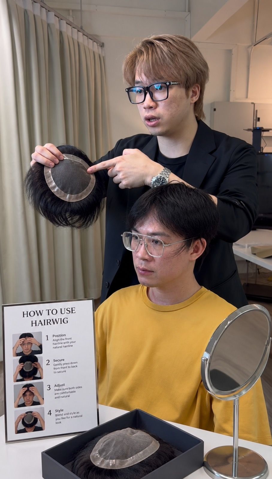 Custom Hair System Preparation