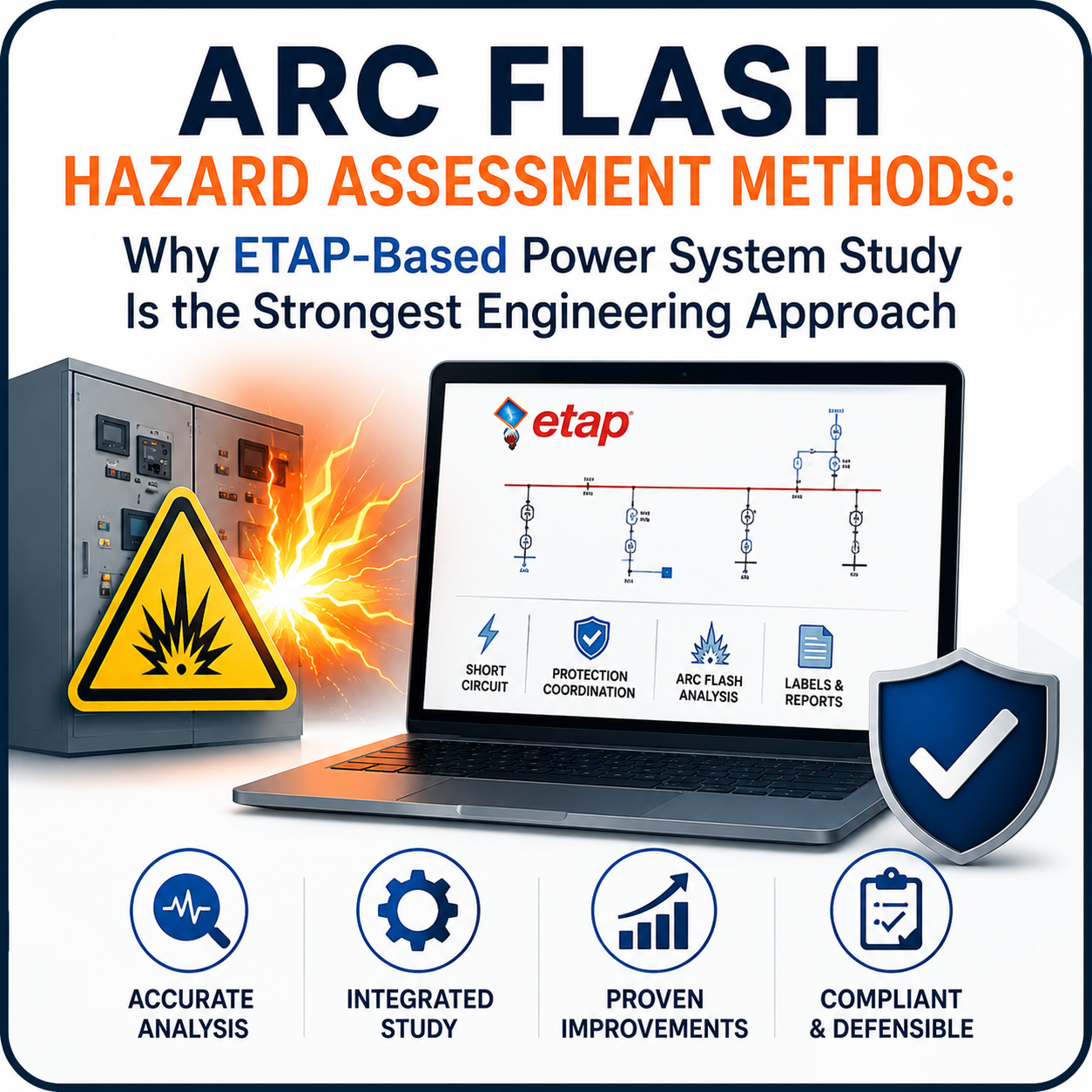 Arc Flash Hazard Assessment Methods: Why ETAP-Based Power System Study Is the Strongest Engineering Approach