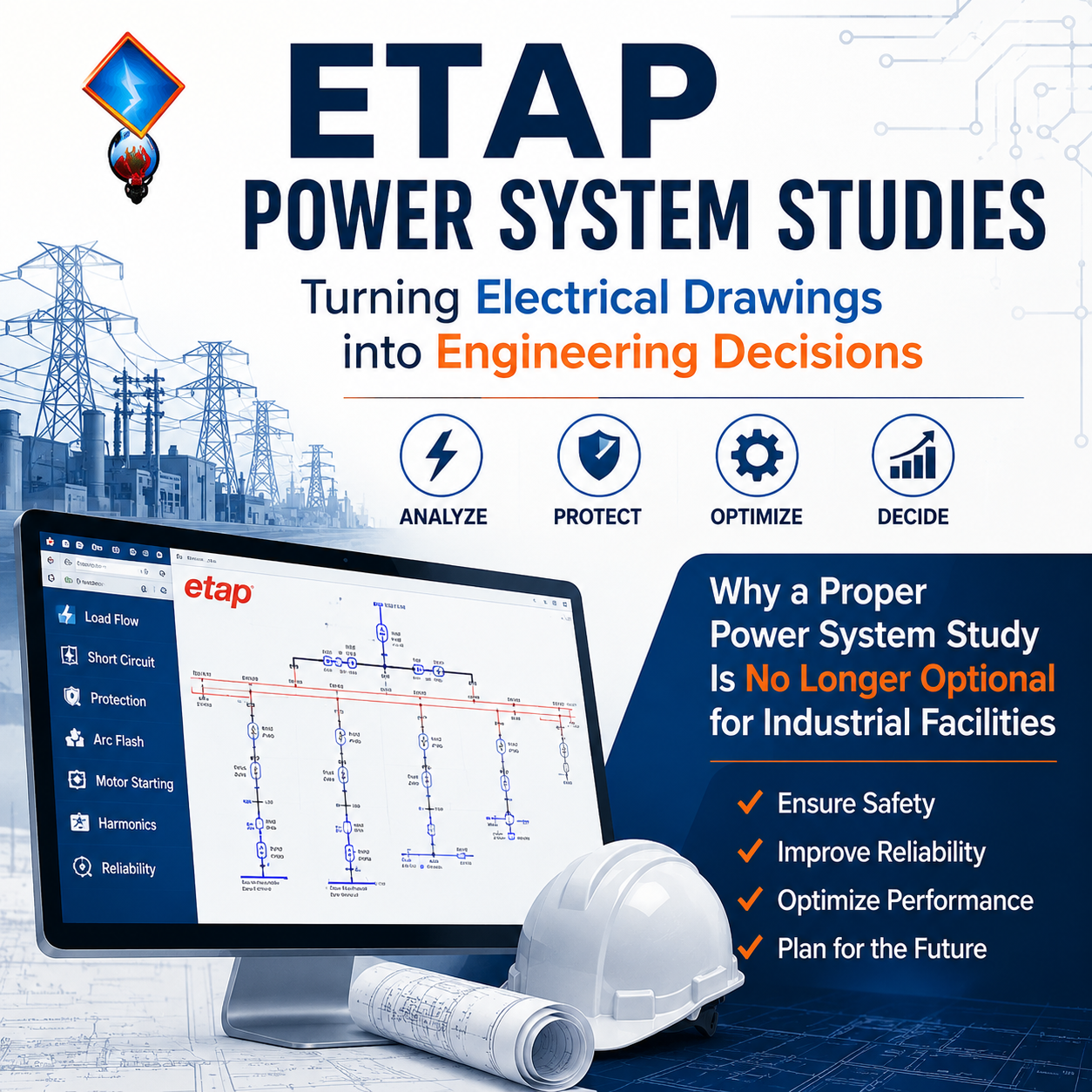 ETAP Power System Studies: Turning Electrical Drawings into Engineering Decisions