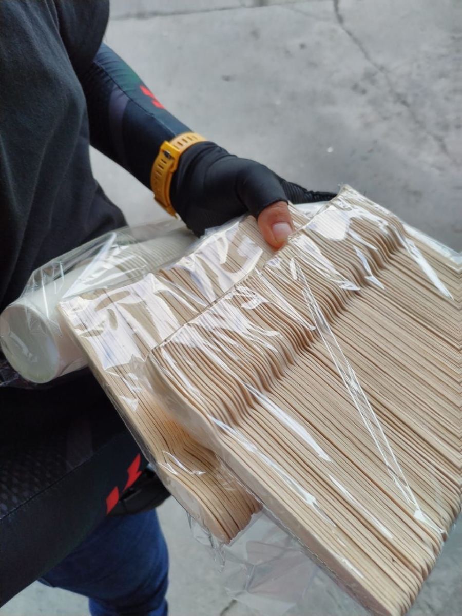 Wooden Spoon 16cm and Wooden Fork 16cm are arriving to customer~~ In Petaling Jaya, Selangor