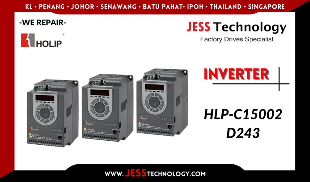 Repair HOLIP INVERTER HLP-C15002D243 Malaysia, Singapore, Indonesia, Thailand