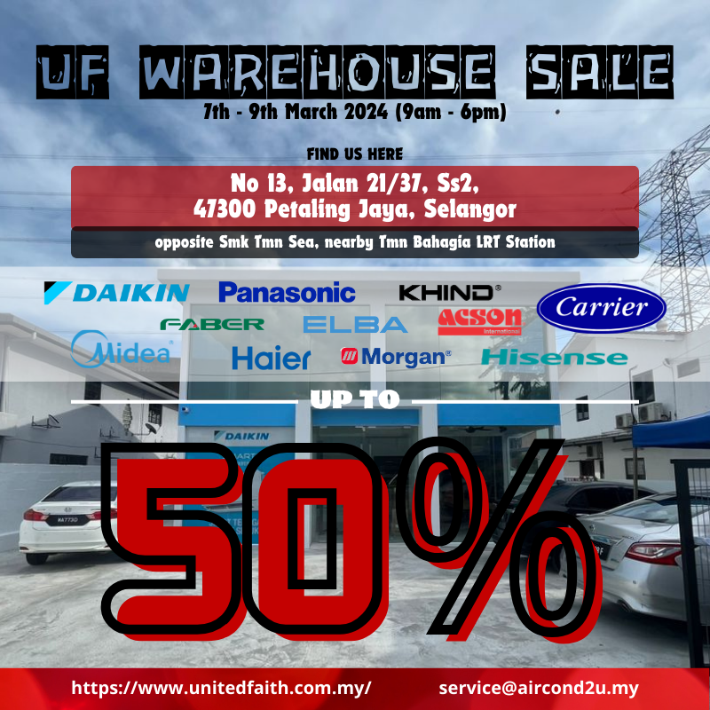 UF WAREHOUSE SALE IS BACK