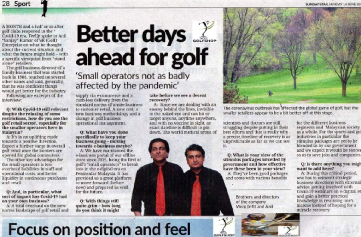 V K GOLF located at Plaza City One Jalan Munshi abdullah 50100 Kuala Lumpur keeps MAINTAINING A TIMELESS DESIGN IN ITS Business FRAMEWORK WHILE CHANGING THE GAME.