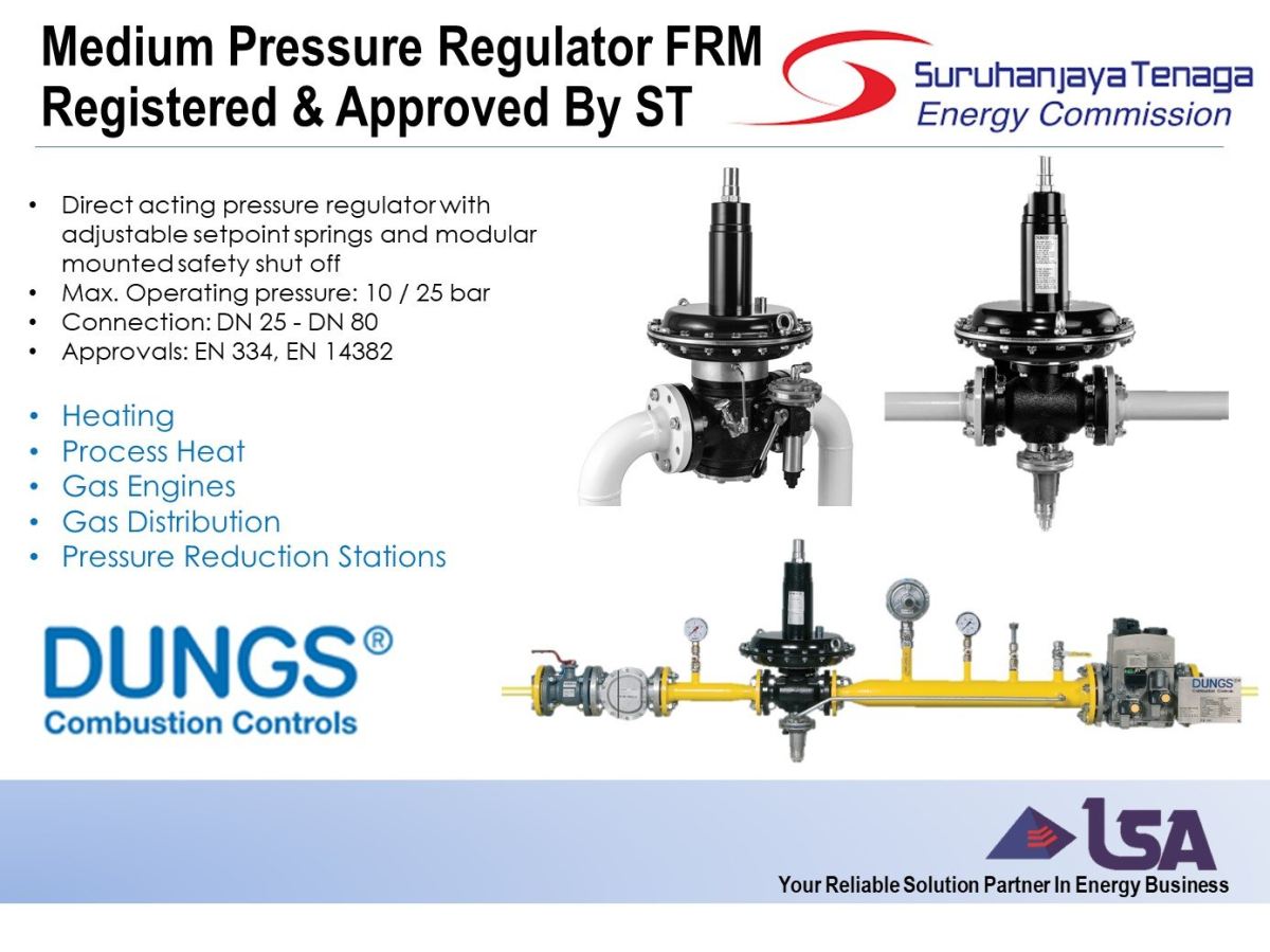Our Product Dungs Now Registered and Approved By Energy Commission (Suruhanjaya Tenaga)