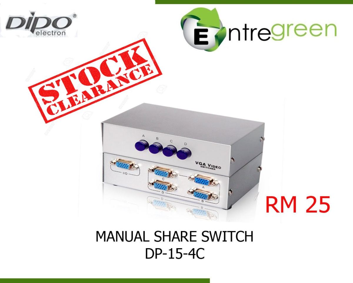 Dipo Manual Share Switch DP-15-4C