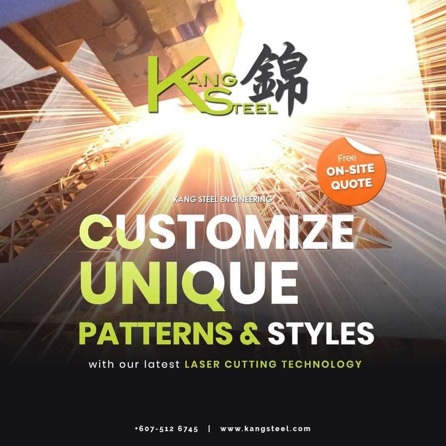 Customize Unique Patterns & Styles with our latest Laser Cutting Technology