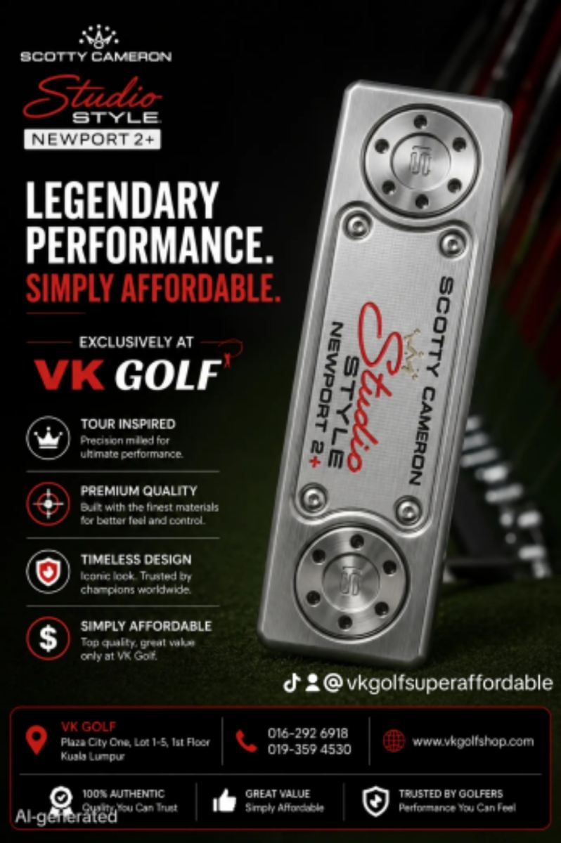Big Stovk Studio Select Scotty putters in stock now!