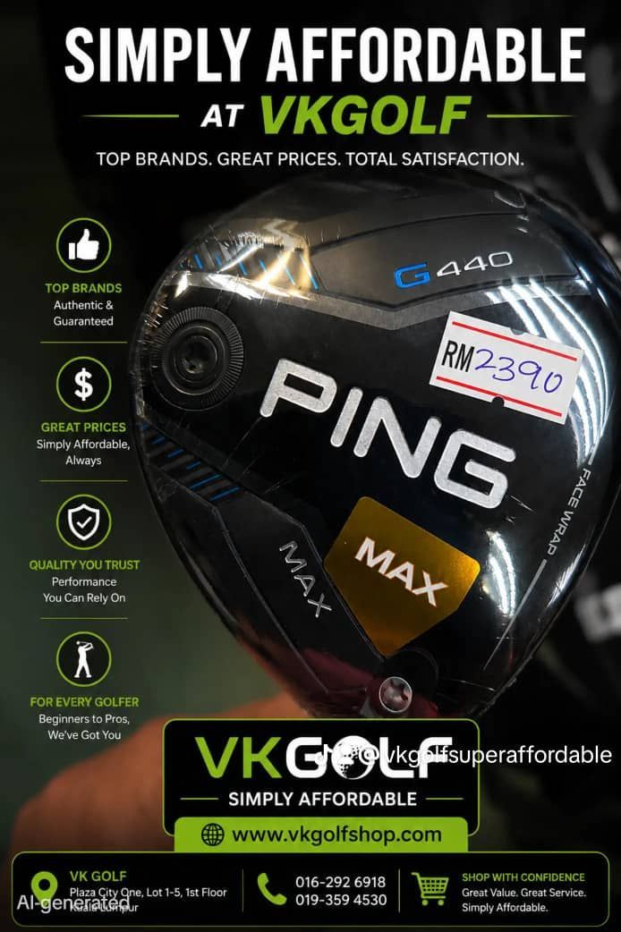 PING G440 Max fairway woods unleashed in FW3 - FW4 - FW5 - Fw7 and FW9!