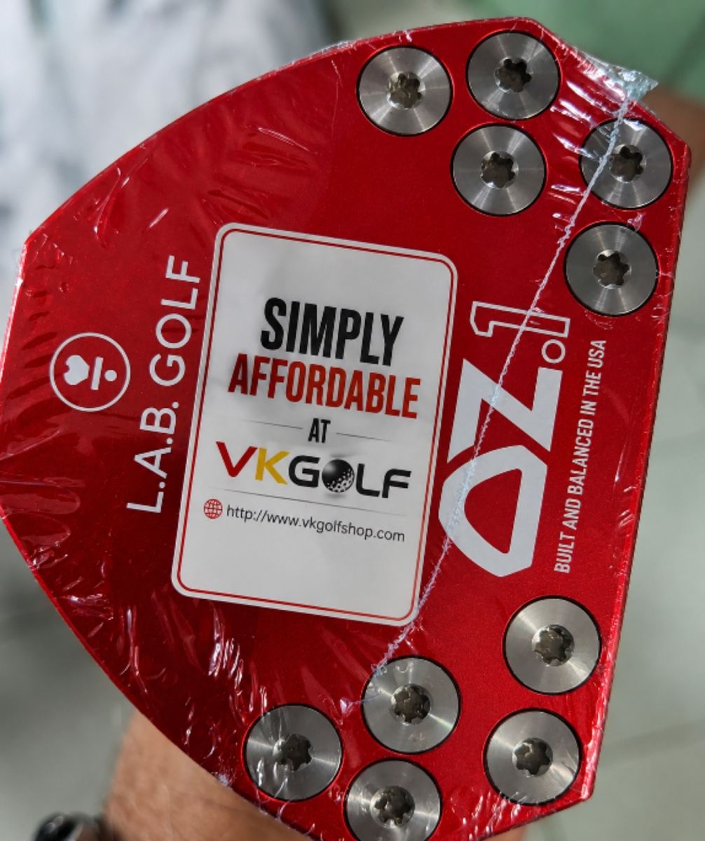 Lab Golf OZ1.I putter in RED