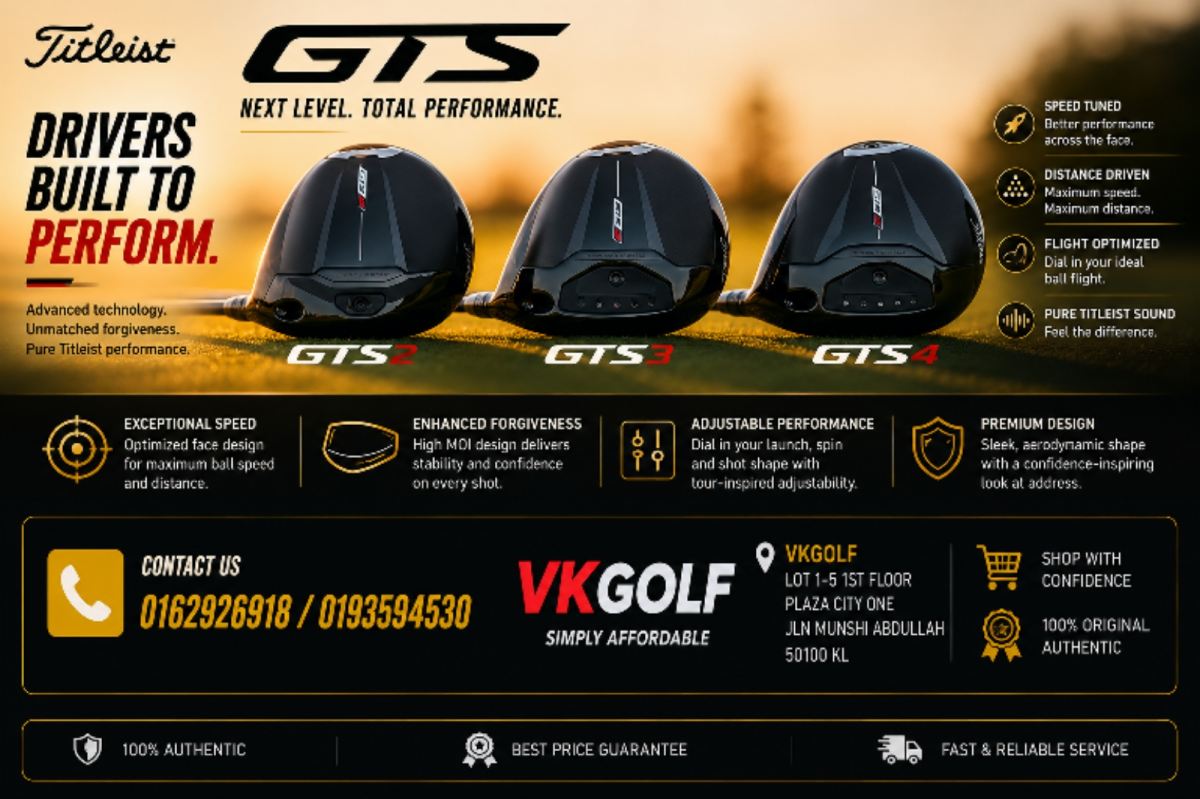 New Restock Gts Drivers and Fairway Woods