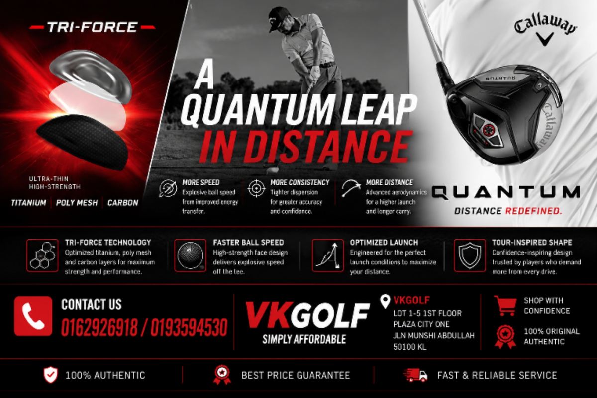 Callaway Quantum Drivers Fairway Woods Hybrids and Irons restocked!