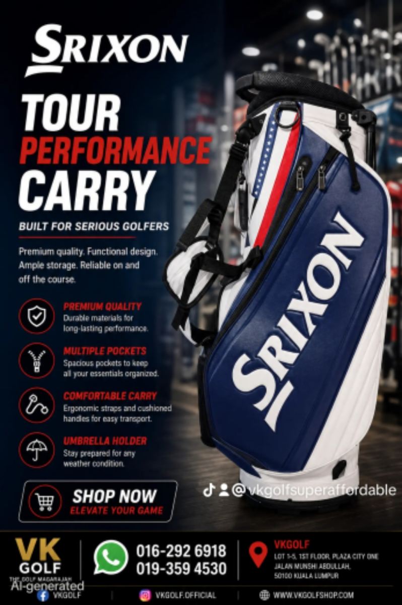 2026 Srixon Tour British Master Limited Release Stand Bag