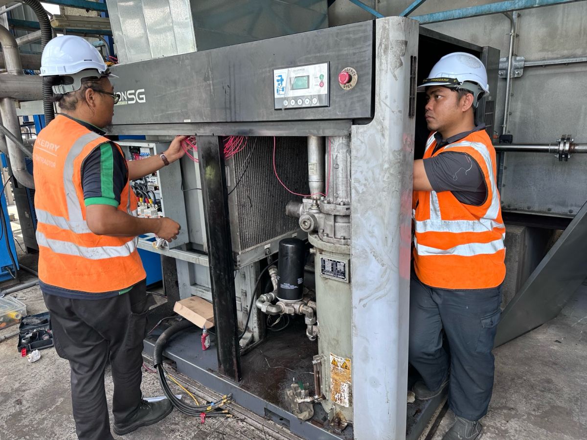 Modification Kobelco Air Compressor 