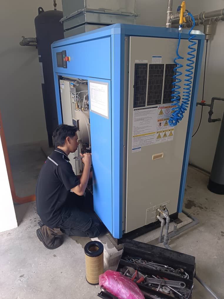 Service Mitsui Seiki Oil Free Air Compressor