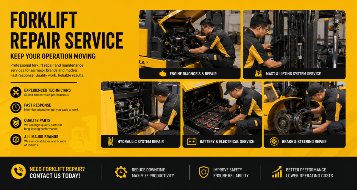 Forklift Repair Services Johor Bahru