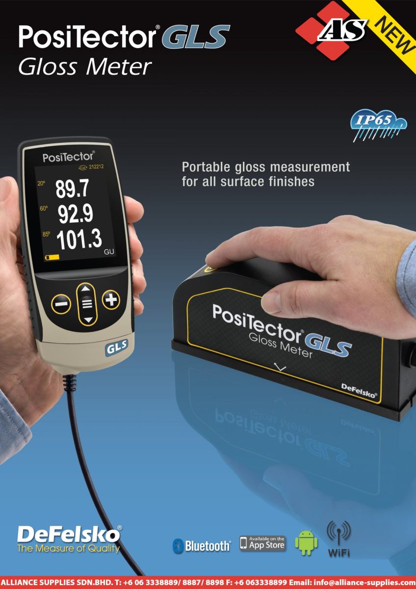 The New PosiTector® GLS Gloss Meter