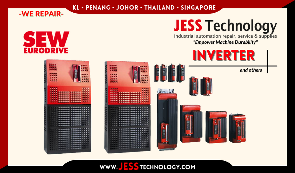 JESS-Repair SEW EURODRIVE-INVERTER-Malaysia, Singapore, Indonesia, Thailand