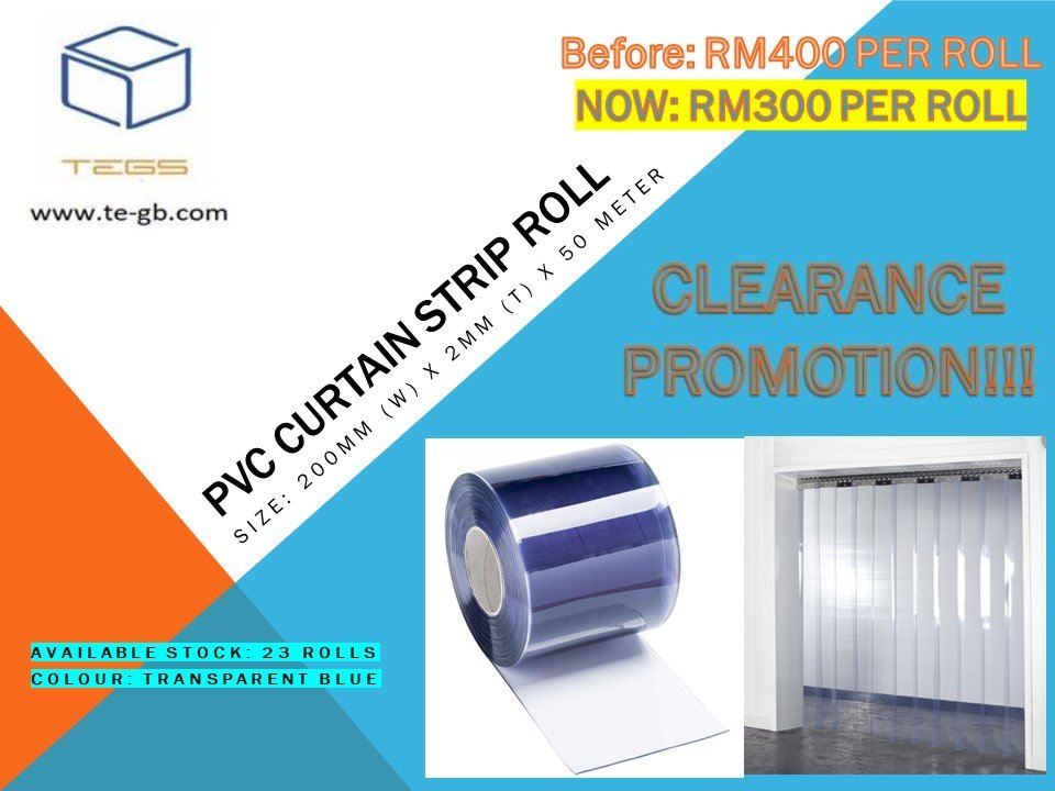 Offer for PVC Curtain Strip Roll