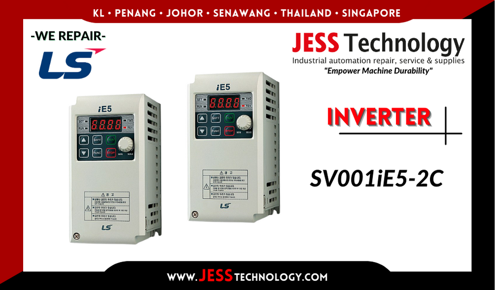Repair LS INVERTER SV001iE5-2C Malaysia, Singapore, Indonesia, Thailand