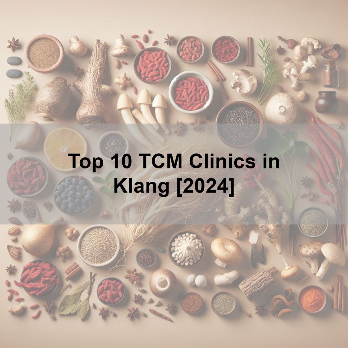 Top 10 TCM Clinics in Klang [2024]