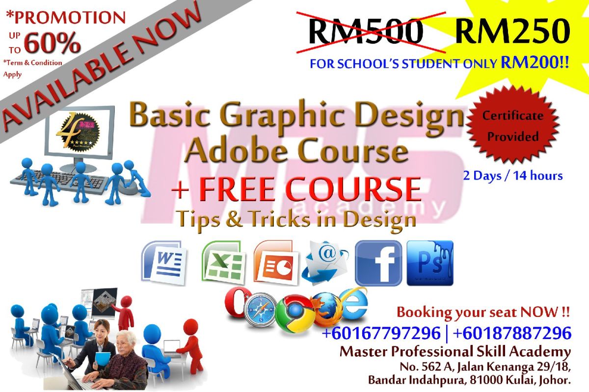 2 Days Courses | Basic in Adobe Photoshop for Graphic Design