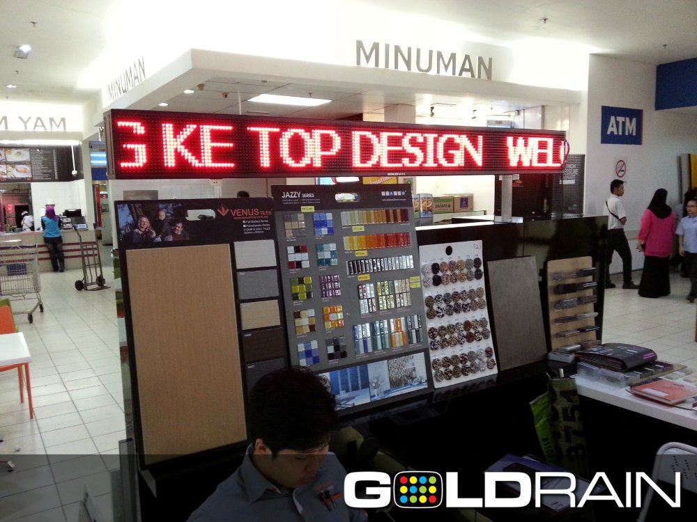 Single Color LED Signbrond  Supplies with Installation in Johor Bahru