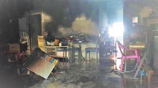 Elderly woman hospitalised after fire at Tampines flat