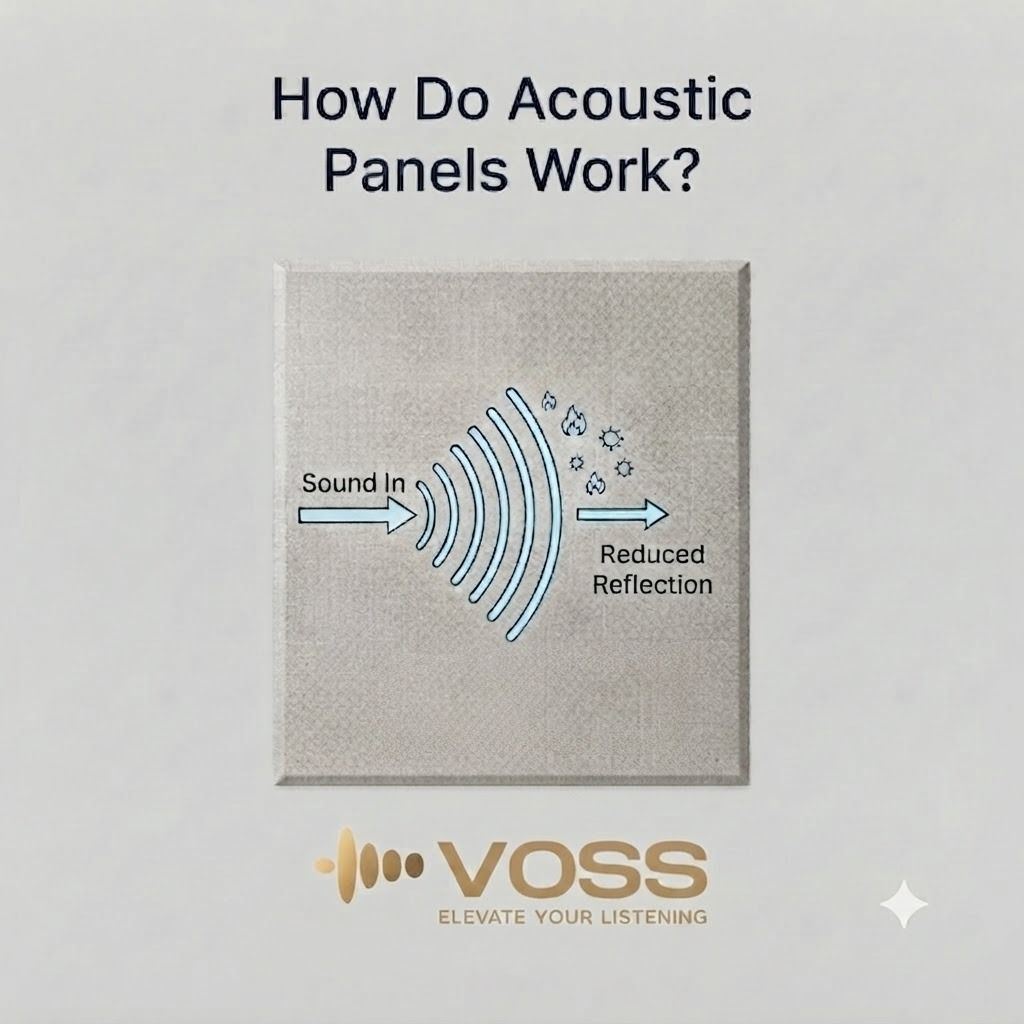 How do acoustic panels work?