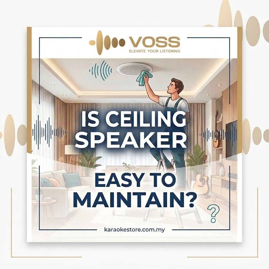 Is ceiling speaker easy to maintain?