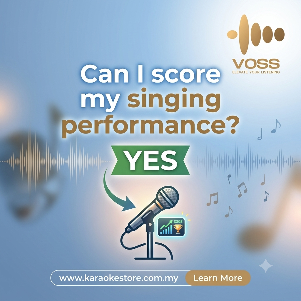 Can I score my singing performance?