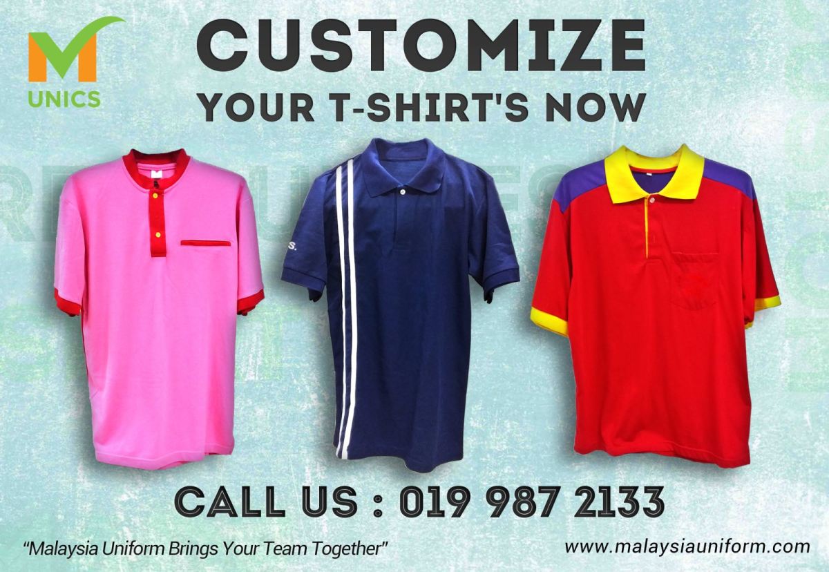 Do Your Custom Made T-shirt with us NOW!!!