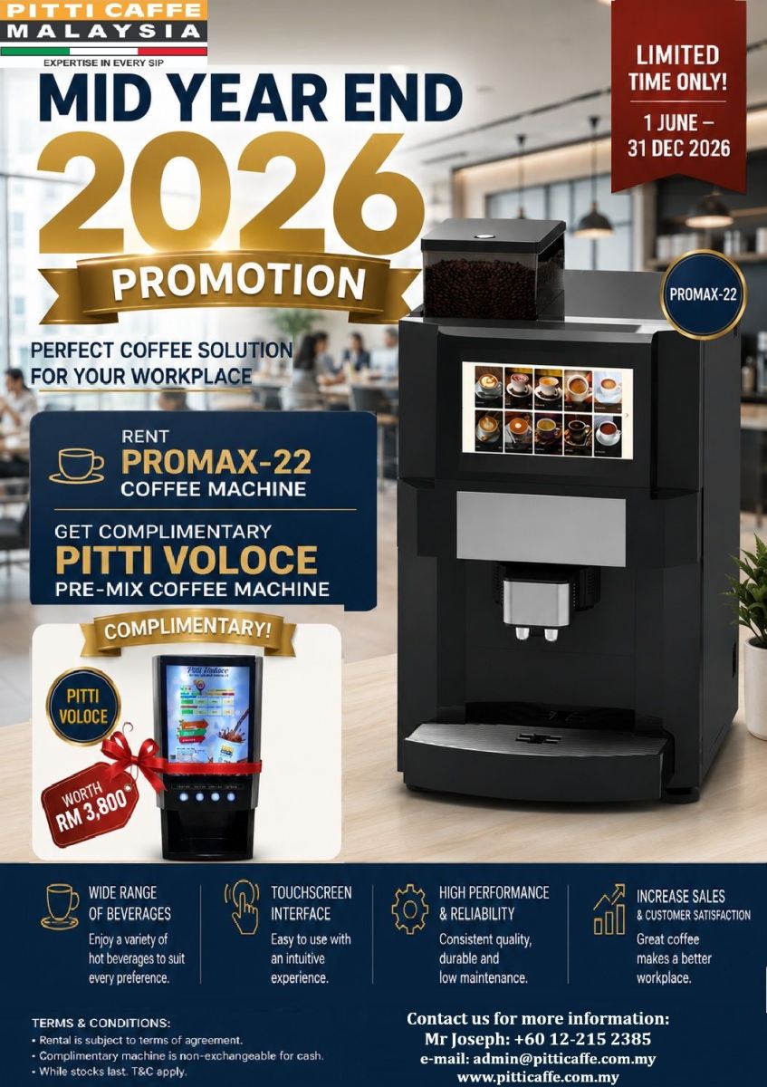Office Coffee Machine Rental Malaysia- MID YEAR END 2026 PROMOTION !