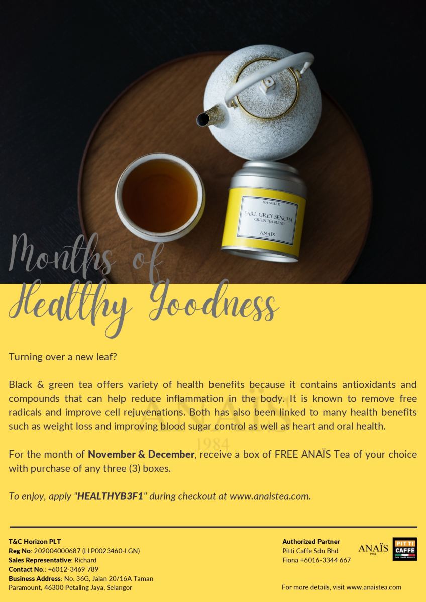 Coffee Machine Rental: Healthy Month With Anais Tea 