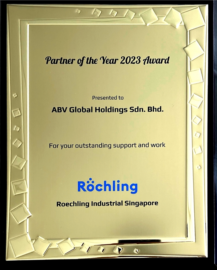 Partner of the Year 2023 Award by Rochling