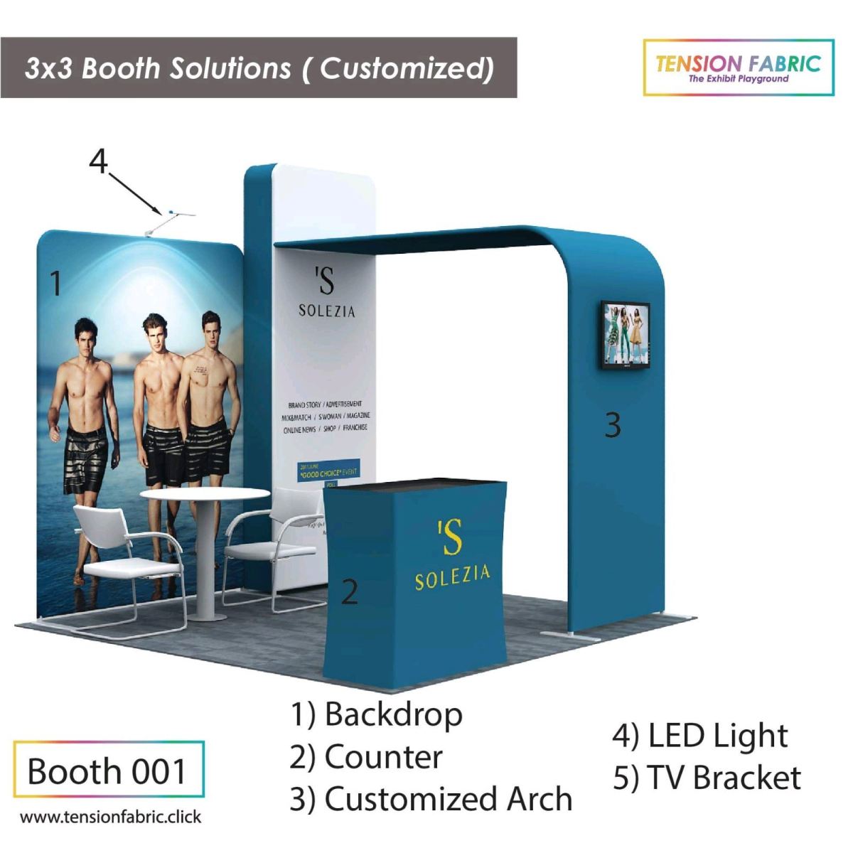 [Best Seller 2019] Tension Fabric Display System