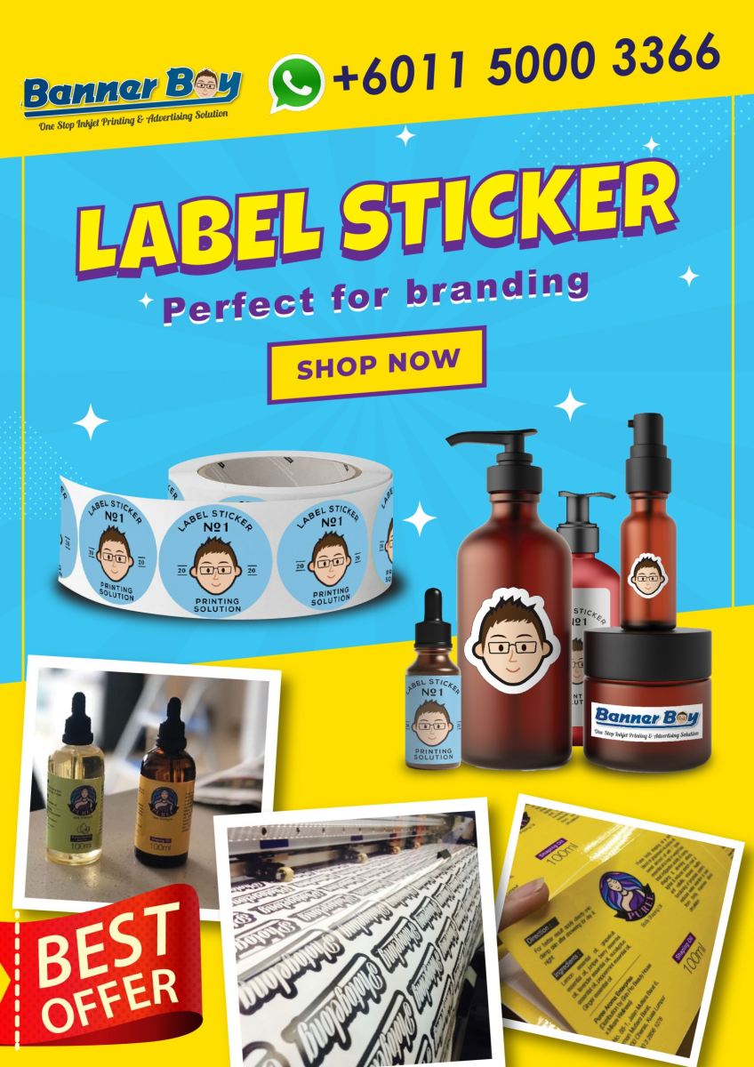 Product Label Sticker