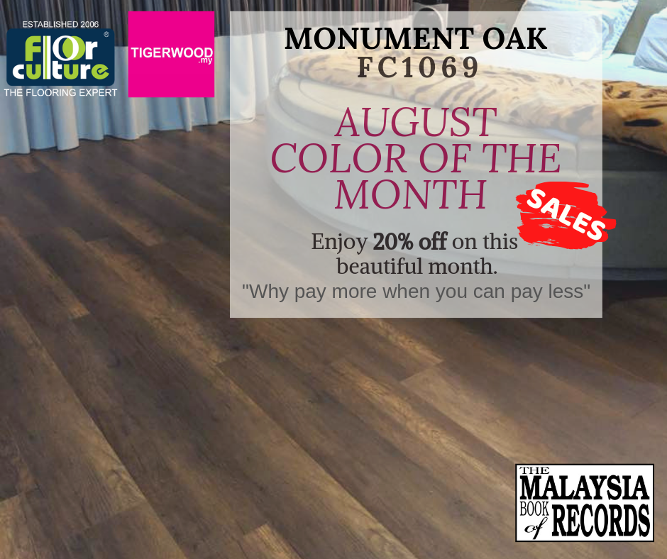 August 2019-Color of The Month-FC1069 monument Oak