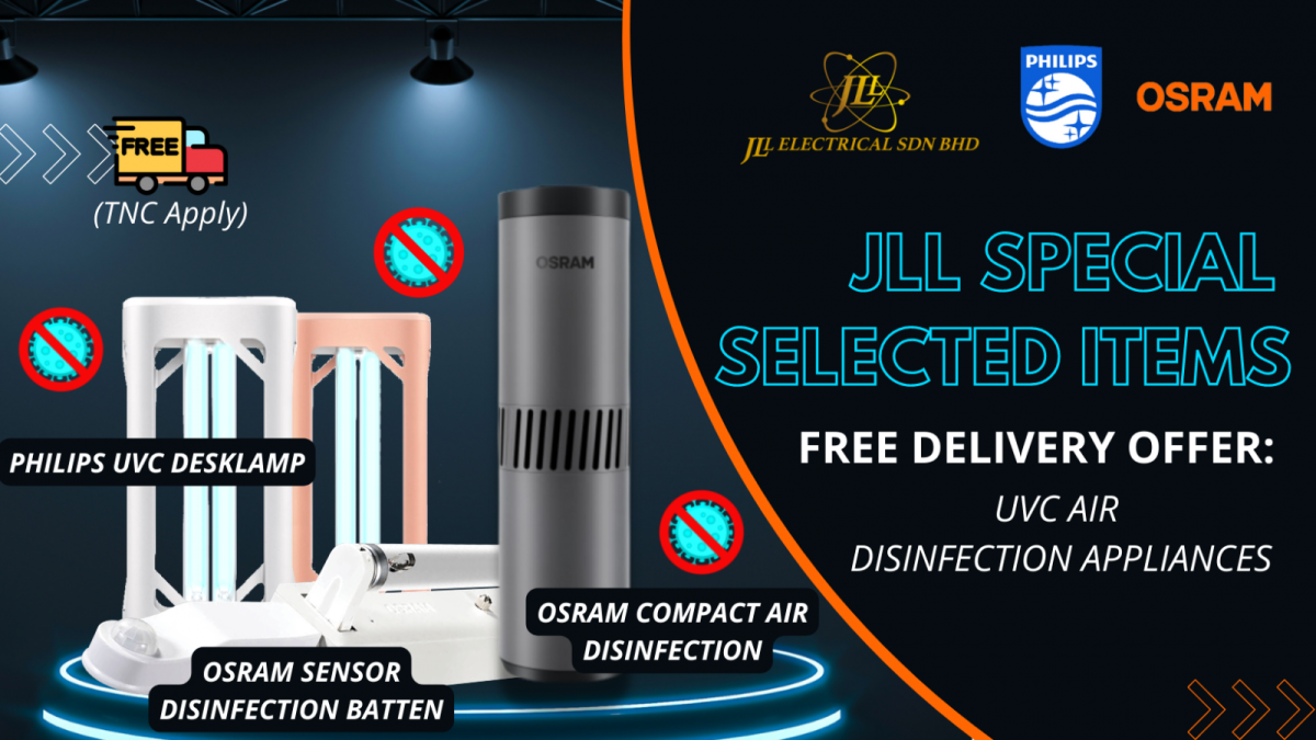 JLL SPECIAL SELECTED ITEMS FOR DELIVERY UVC Appliances