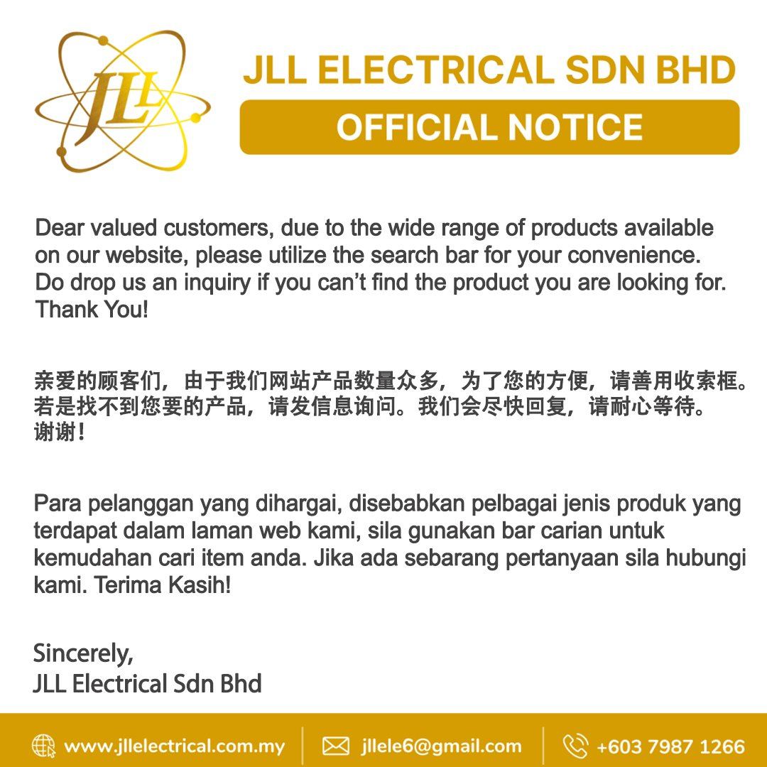 Official Notice📌 Thank you. - JLL Electrical SDN BHD Management