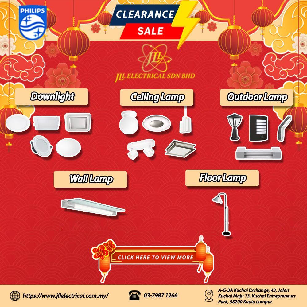 Do not miss the CNY CLEARANCE SALE Stop worrying about missing some lights at home, decorate your home generously to show respects for visiting friends and families! We wishing everyone a Happy Chinese New Year