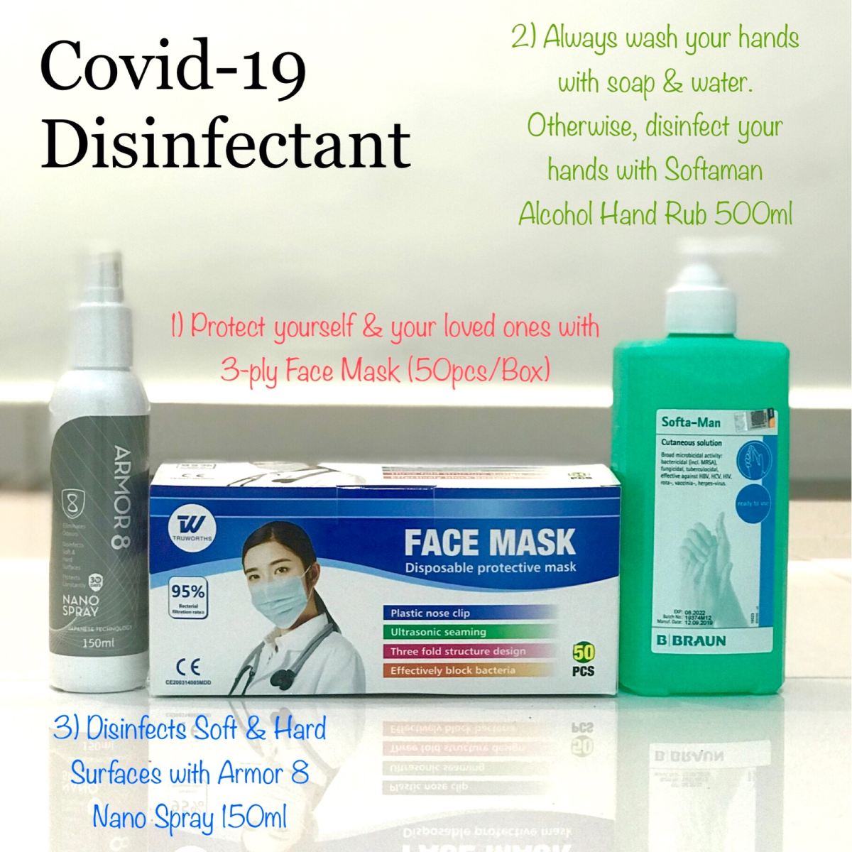 Covid 19 : Disinfection And Protection #staysafe 