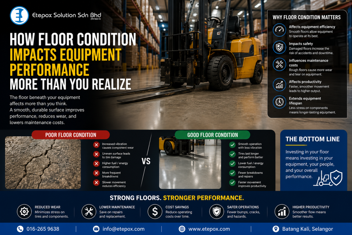 How Floor Condition Impacts Equipment Performance More Than You Realize